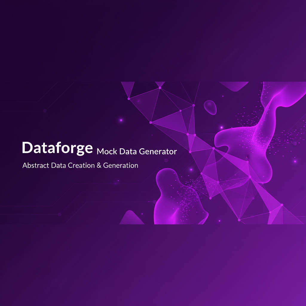 Decorative header image for DataForge Mock Data Generator - Create Test Data | Gray-wolf Tools