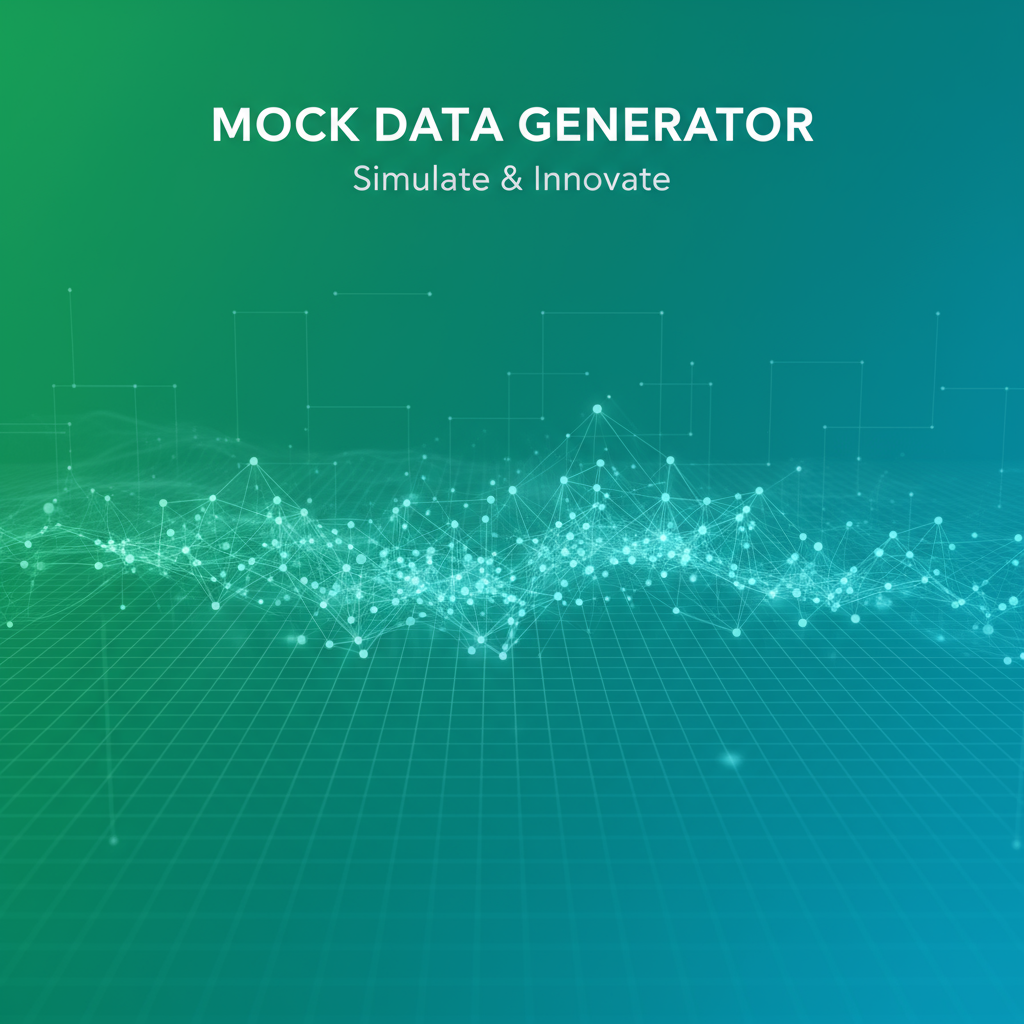 Decorative header image for Free Mock Data Generator (JSON, CSV, SQL) | Gray-wolf Tools