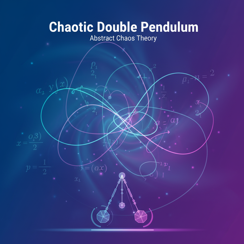 Decorative header image for Chaotic Double Pendulum Simulator | Gray-wolf Tools