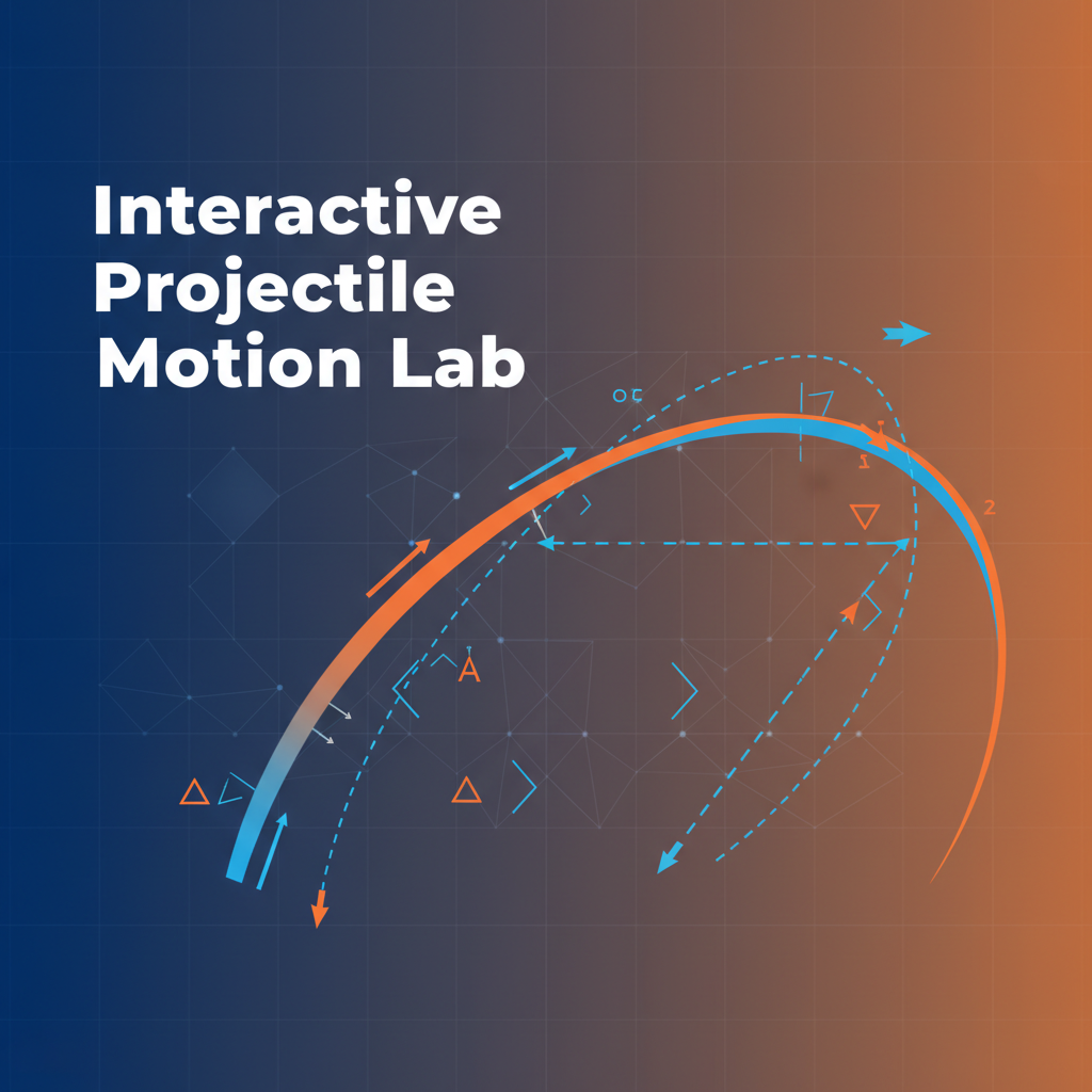 Decorative header image for Free Projectile Motion Simulator | Gray-wolf Tools