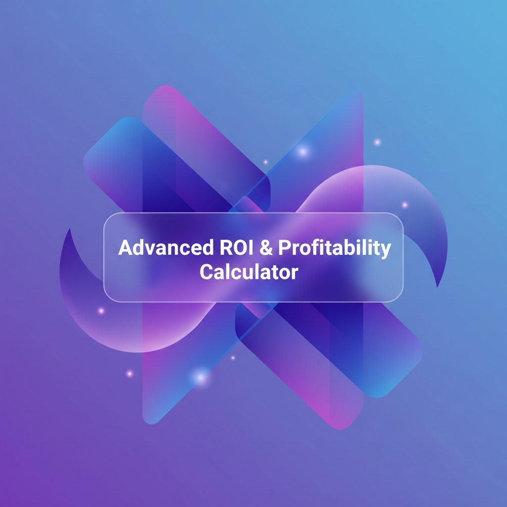 Decorative header image for Return on Investment (ROI) Calculator with Annualized ROI | Gray-wolf Tools