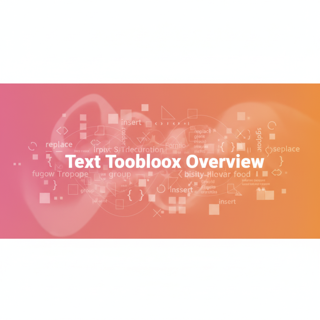 Decorative header image for Text Manipulation Tools : Complete Toolbox Overview