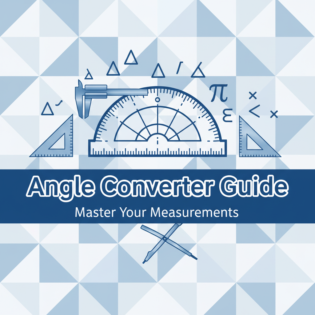 Decorative header image for Angle Converter Tool Guide