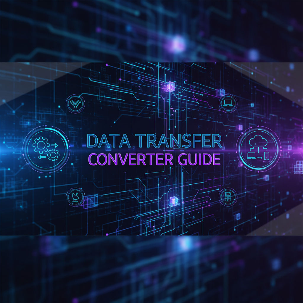 Decorative header image for Data Transfer Rate Converter: Bandwidth & Network Speed Guide