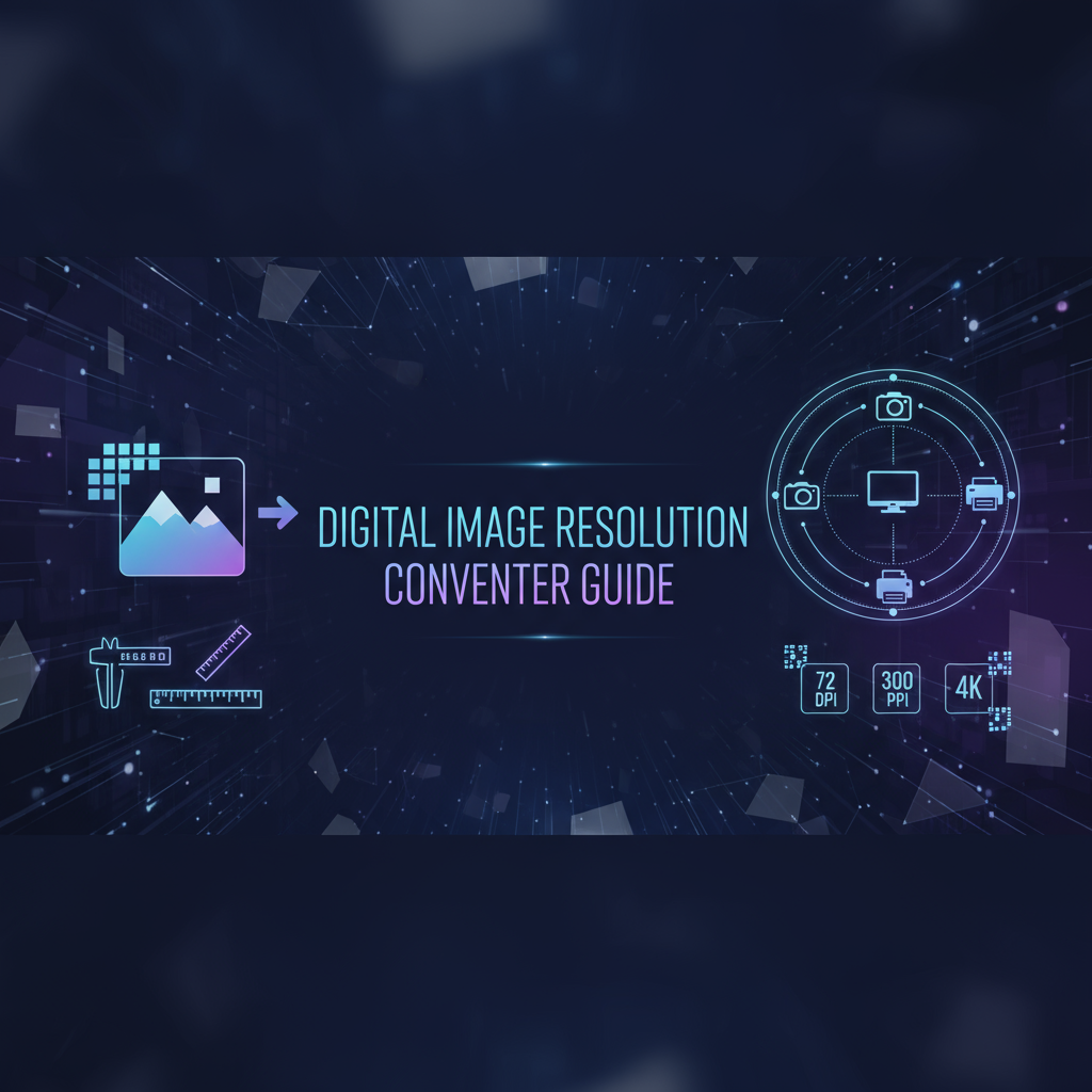 Decorative header image for Digital Image Resolution Converter