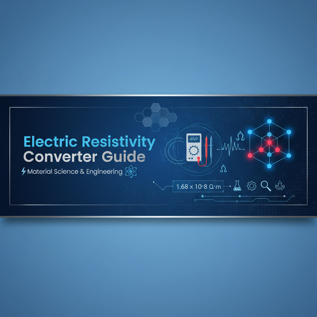 Decorative header image for Electric Resistivity Conversion: Complete Technical Guide