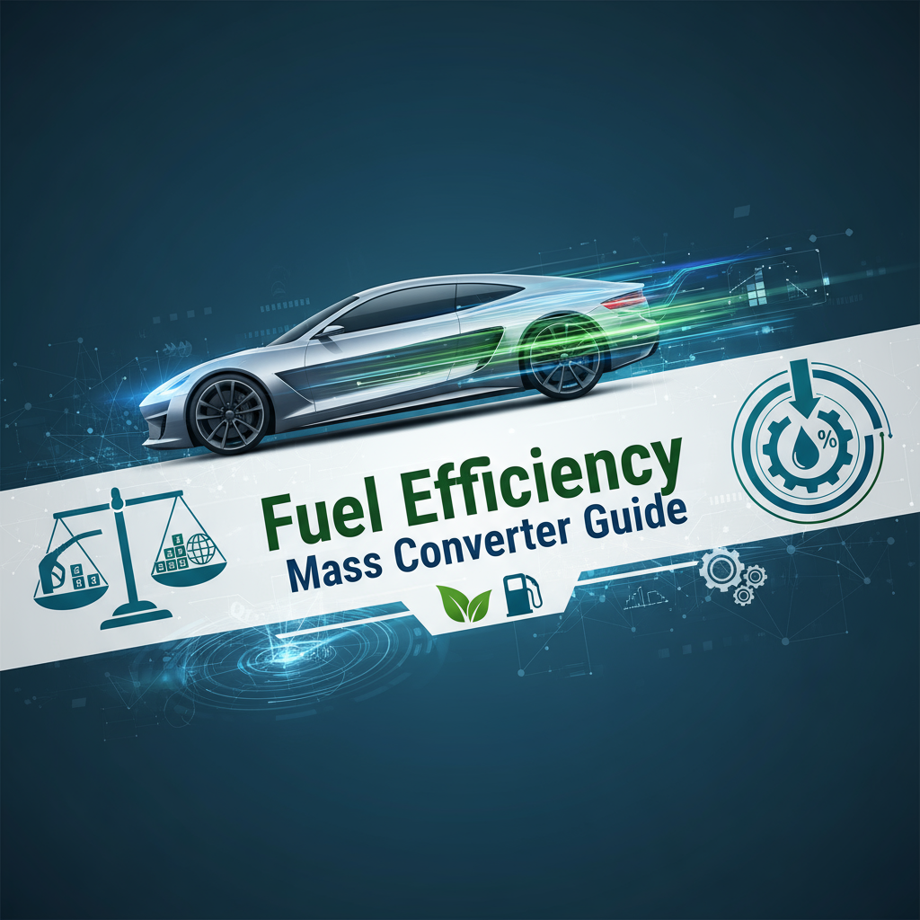Decorative header image for Understanding Fuel Efficiency (Mass) Converter: Complete Guide and Best Practices