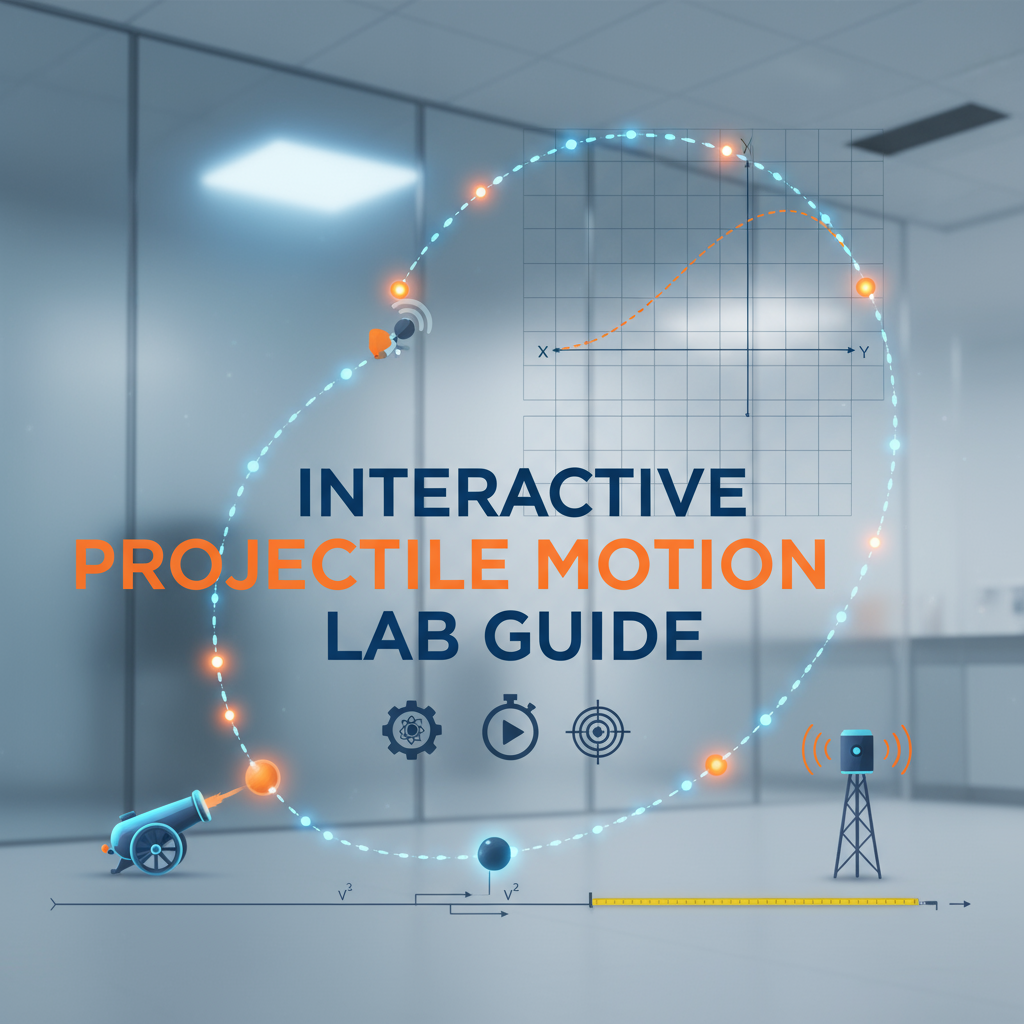 Interactive Projectile Motion Lab - Master 2D Kinematics & Trajectory Physics preview