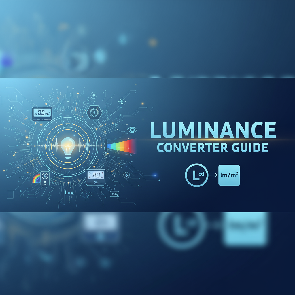 Decorative header image for Luminance Converter Tool Companion Guide