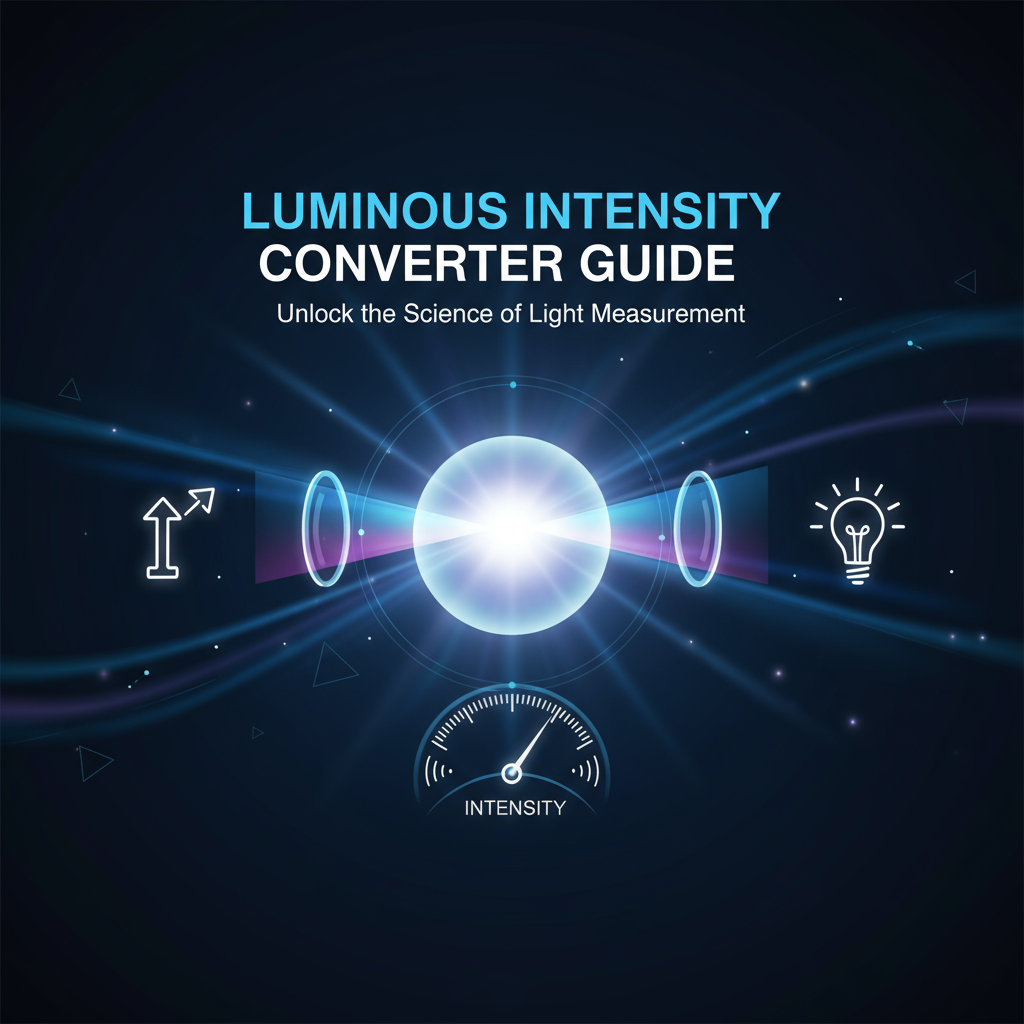 Decorative header image for Luminous Intensity Converter