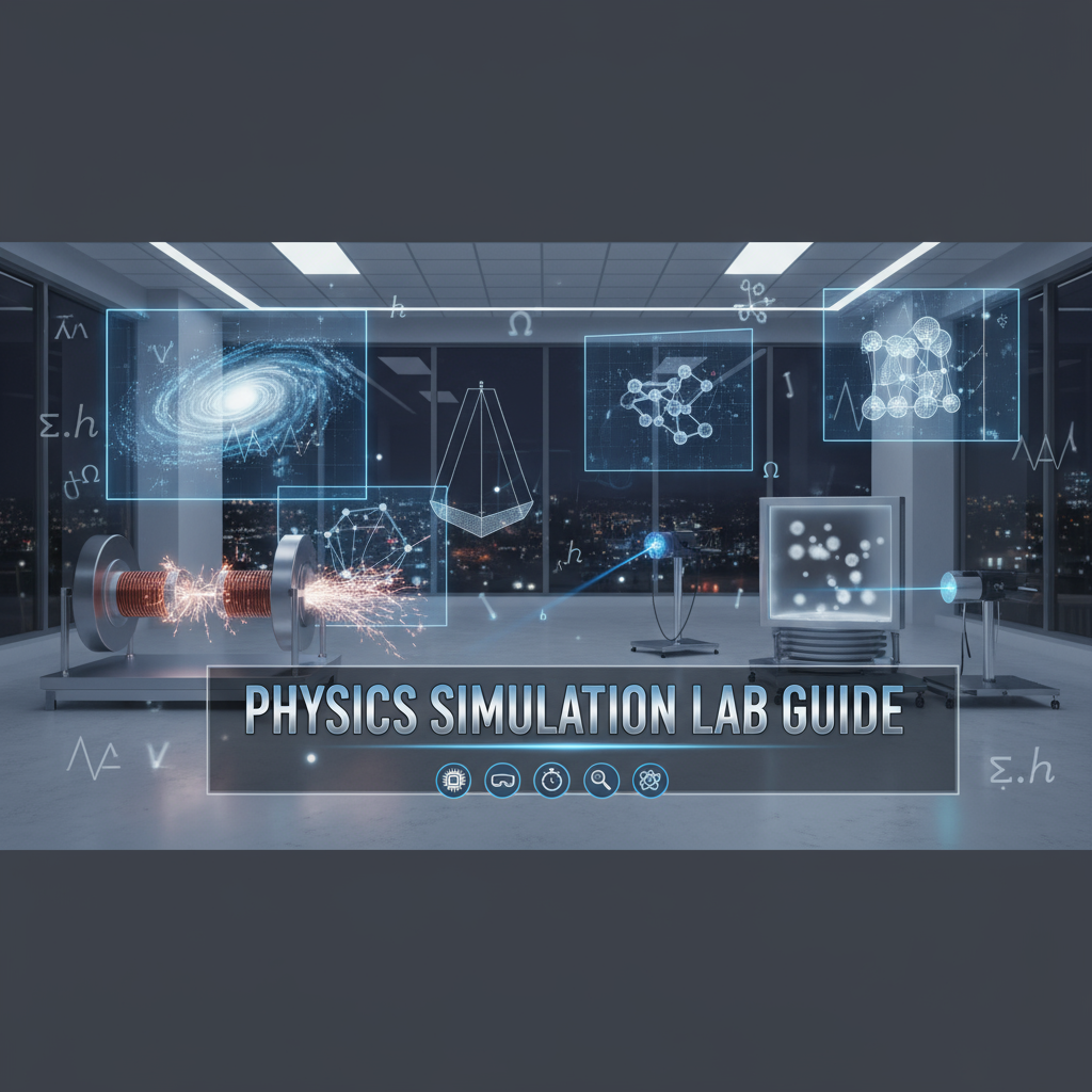 Decorative header image for Physics Simulation Lab - Interactive Physics Experiments Tool