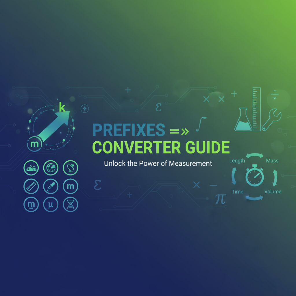 Decorative header image for Metric Prefix Converter Guide