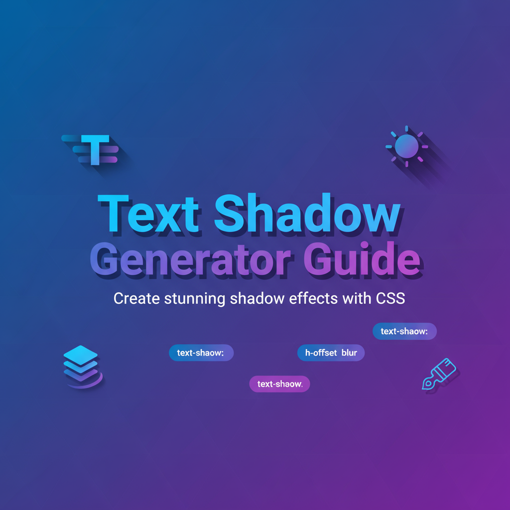 Text Shadow Generator - Create Stunning CSS Text Effects preview
