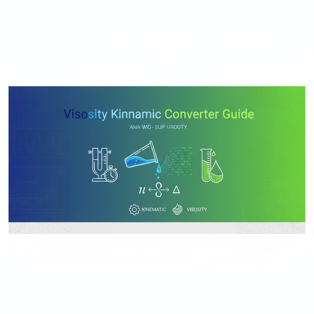 Decorative header image for Viscosity Kinematic Converter - Complete Tool Guide